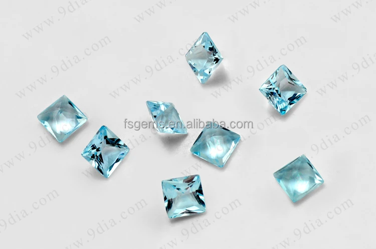 Sky Blue Topaz Pear Shape Natural Gemstone for Silver Jewelry