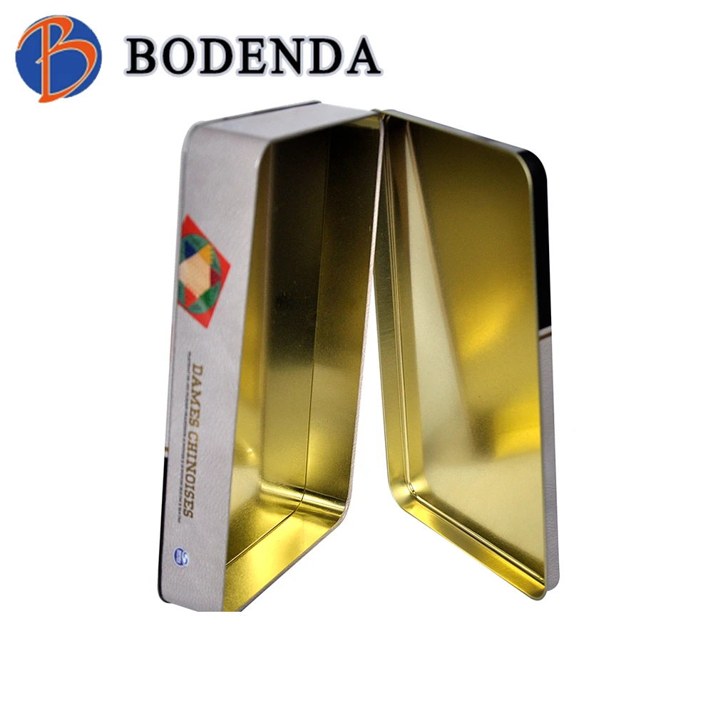 Wholesale Custom Printed Metal Hinged Mini Small Candy Mint Tin Box