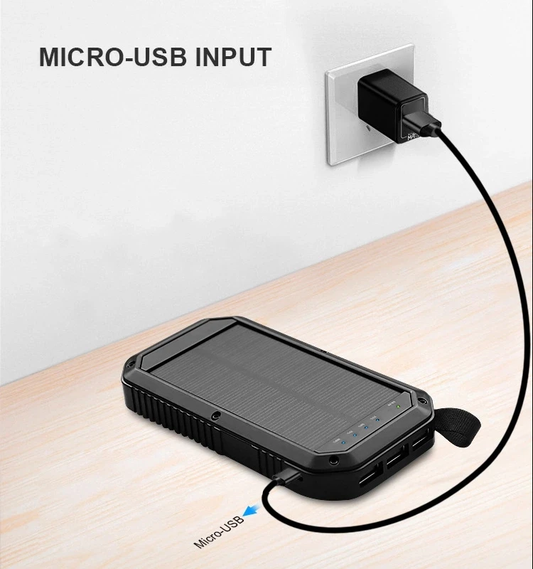 Portable solar charger 25000mah power banks - ANKUX.COM
