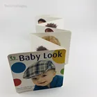 Professional Custom Paper Printing Lovely Baby Look First Year Memory Book Folding Cute Baby Face Picture Books