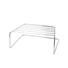BOGER home/household iron chromed thwart single-layer draining storage dish rack for kitchen holds bowl and plates