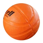 logo printed custom rubber basketball orange color basketballs