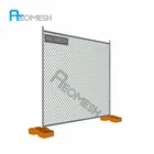 Canton Factory chain link temporary fence or welded temporary fence