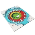 top selling wholesale children maze baby memory learn card board book printing
