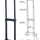 ZQ-T25-02W Luggage Trolley Handle / Pull Rod / Draw Bar For Bag Accessories