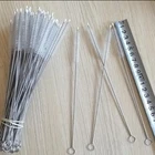 Good quality stainless cleaning straw brush
