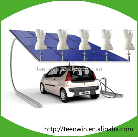 small wind mill for electric vehicle fast batteries recharge