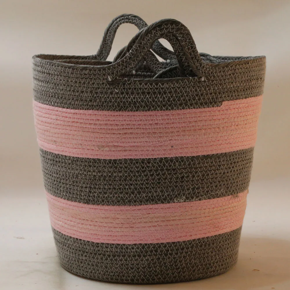 high quality woven basket seagrass with handle