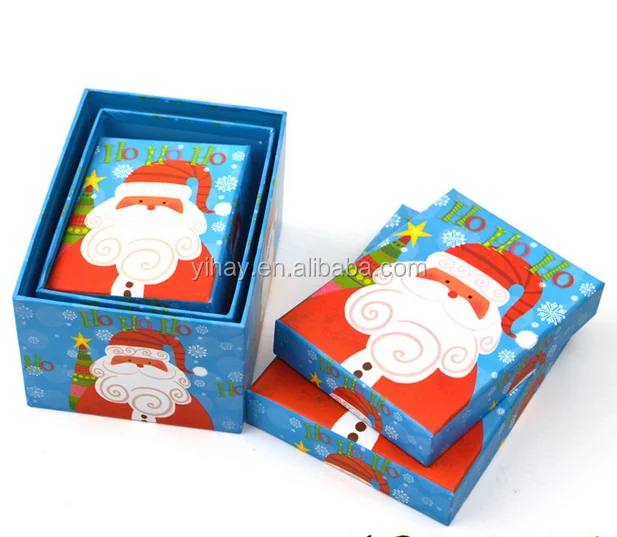 free samples 2018 hot sale christmas gift printing paper boxes