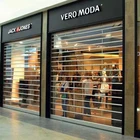 Automatic Clear Transparent Polycarbonate roller shutter for commercial shop