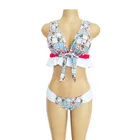 Cikini 2019 Hot Sales Young Beach Bikini Wholesales Fashion Women Floral Printed Swimwear