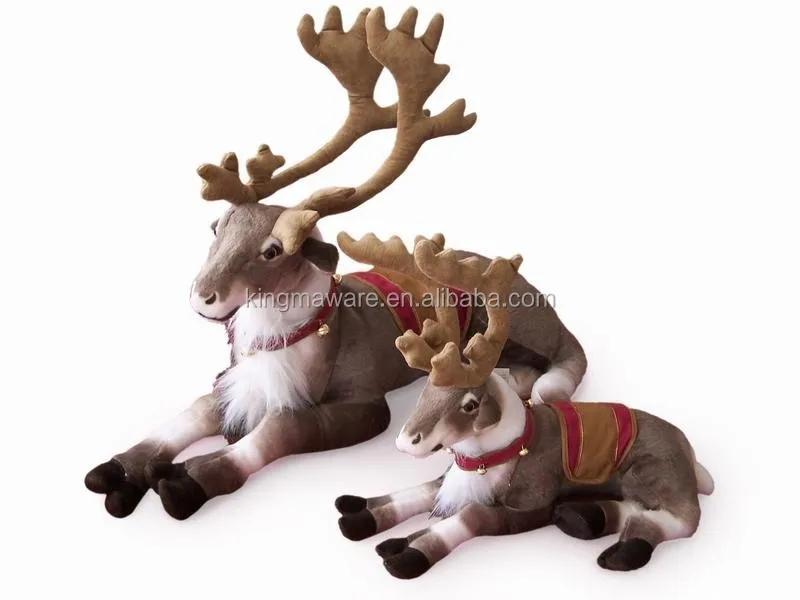 realistic reindeer plush