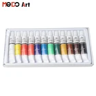Artists oil paints high quality art Supplies Artist Oil Paint Set 12 Colors 12ml Aluminum Tube Factory Bulk Wholesale