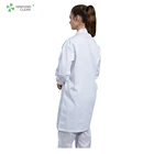 Nurse Wholesale Summer Hospital Unisex Gender White Doctor Nurse Cotton Uniform Dress Smock Medical Surgical Lab Coat