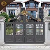 design of automatic security driveway swing door main gate for villas cast iron pipe house entrance design gate models india