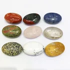 Palm size crystal palmstone oval shape crystal stone polished