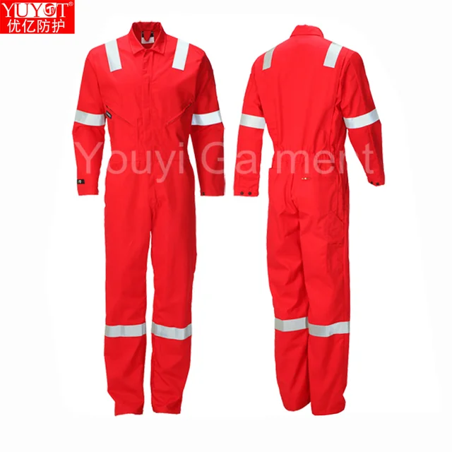 Custom high visibility flame resistant coverall and overall with 3m reflective tape