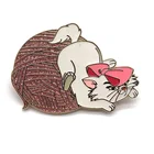 Design Your Own Logo Glitter Hard Enamel Cartoon Custom Cat Enamel Pin