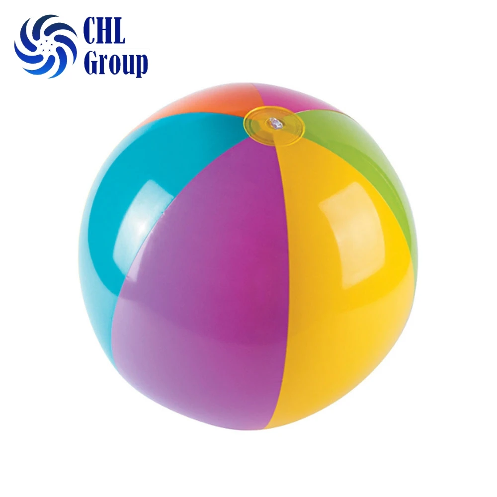 quality custom promotional pvc inflatable big green beach ball