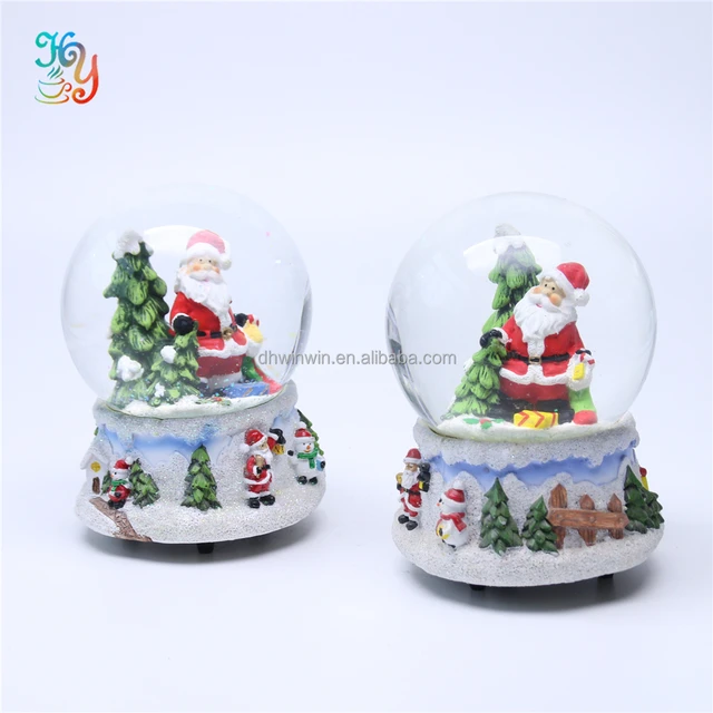 kids christmas gift cheap mini snow globes wholesale