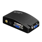 SaiKang HDTV ABS audio video 5V Power Cable AV Cable converter AV to VGA adapter CATV