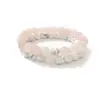 Hot Fashion 8mm Howlite Rose Quartz Beads Men's & Women Couple Energy Stone Bracelet Set