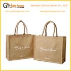 Heavy Duty Reusable Jute Tote shoulder Bag
