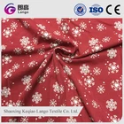 LG-C002 Wholesale red white knitted digital print cotton elastane fabric