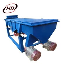 Wooden sieve frame linear vibrating screening equipment for coal,cement industry