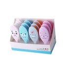 Colorful custom pattern children cute hair brush set pocket mini hair brush