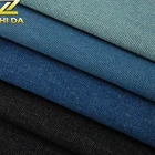 90%cotton 10%polyester denim washed twill denim fabric for shopping bag