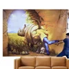 Extra Large Size Design Printed 3D Dimensional Wall Art Painting on Canvas