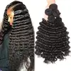 Human hair weft, Free sample 7a 22" mink brazilian deep wave hair piece virgin hair bundles