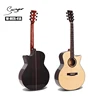 41" High end cutaway ebony solid acoustic guitar manufacturers