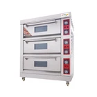 stainless steel 2/4/6/9 trays 400 C high quality commerical gas bread pizza oven