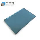 Glass Tinted Glass 4mm 5mm 5.5mm 6mm 8mm 10mm Lake Blue Tinted Glass For Windows