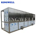 10000kg per day low cost ice cube maker machine with BITZER compressor