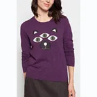 WOMEN'S 4% cashmere/20% lambswool/20% cotton/33% viscose/23% nylon APPLIQUE EMBROIDERY sweater