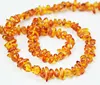 12 Inches Size 5-7mm Natural Baltic Poland Amber Smooth Chips Beads