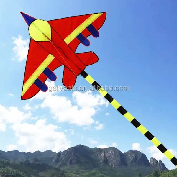 weifang easy flying children fighter kites with 3m tail te (6).jpg