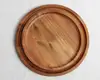 High Quality Acacia Wood Bamboo Plates Round Serving Tray