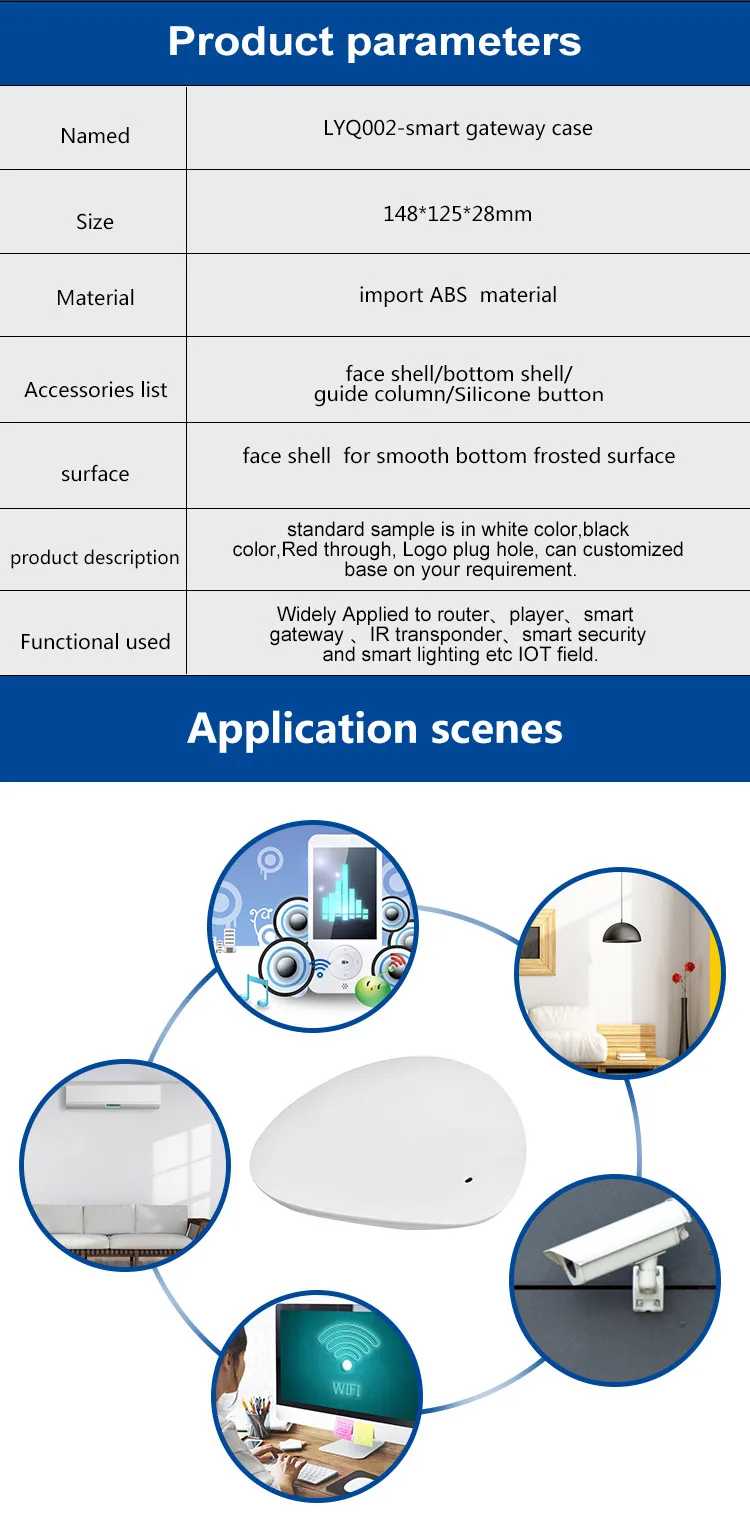 Universal 4g wireless zigbee gateway case for smart home automation system module - ANKUX.COM