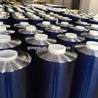 Soft Self Adhesive PVC Mattress And Sofa wrap Stretch Blue PVC Film For Furniture