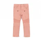 Royal wolf denim garment factory pink kids biker latest jeans for girls