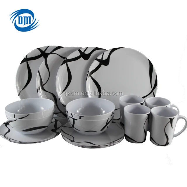 lfgb fda 16pcs melamine dinnerware set tableware set