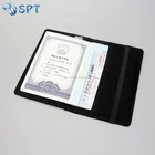 sublimation leather personalized passport holder,custom travel passport holder with custom logo
