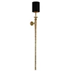 China supplier factory direct European style indoor outdoor brass torch wall sconces/black wall lamps