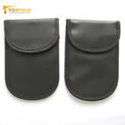Custom Design Support PU Leather Car Key Protector, Signal Blocking Car Key Holder