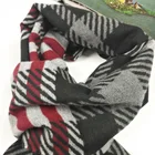 The latest Simple design 3% Silk and wool blended Brushed jacquard scarf for men's ladies
