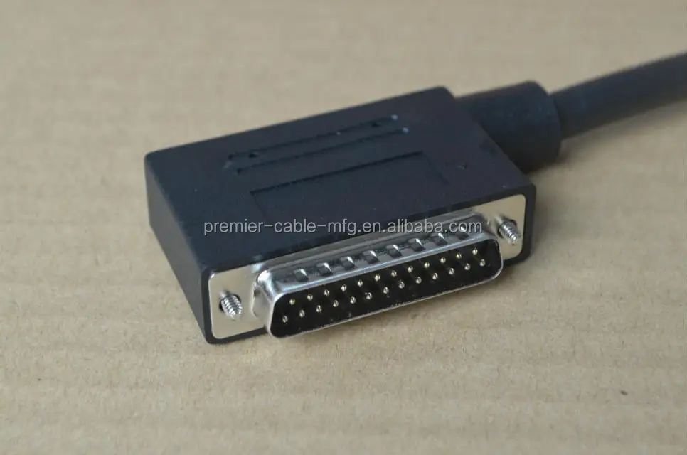 D-sub & 44 Db44 & D-sub 25 & Db25 Male To Male Cable Right Angle 44 Pin ...